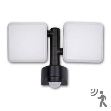 Top Light Lucca 2 PIR - LED Вуличний настінний світильник з датчиком LUCCA 2xLED/10W/230V IP54
