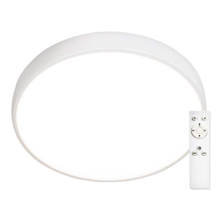 Top Light Metal 40B RC - Світлодіодний стельовий світильник з регулюванням яскравості METAL LED/51W/230V білий + пульт дистанційного керування