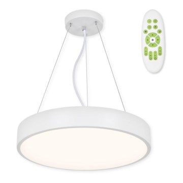 Top Light Metal 40BZ RC - Світлодіодна підвісна люстра з регулюванням яскравості METAL LED/51W/230V білий + пульт дистанційного керування