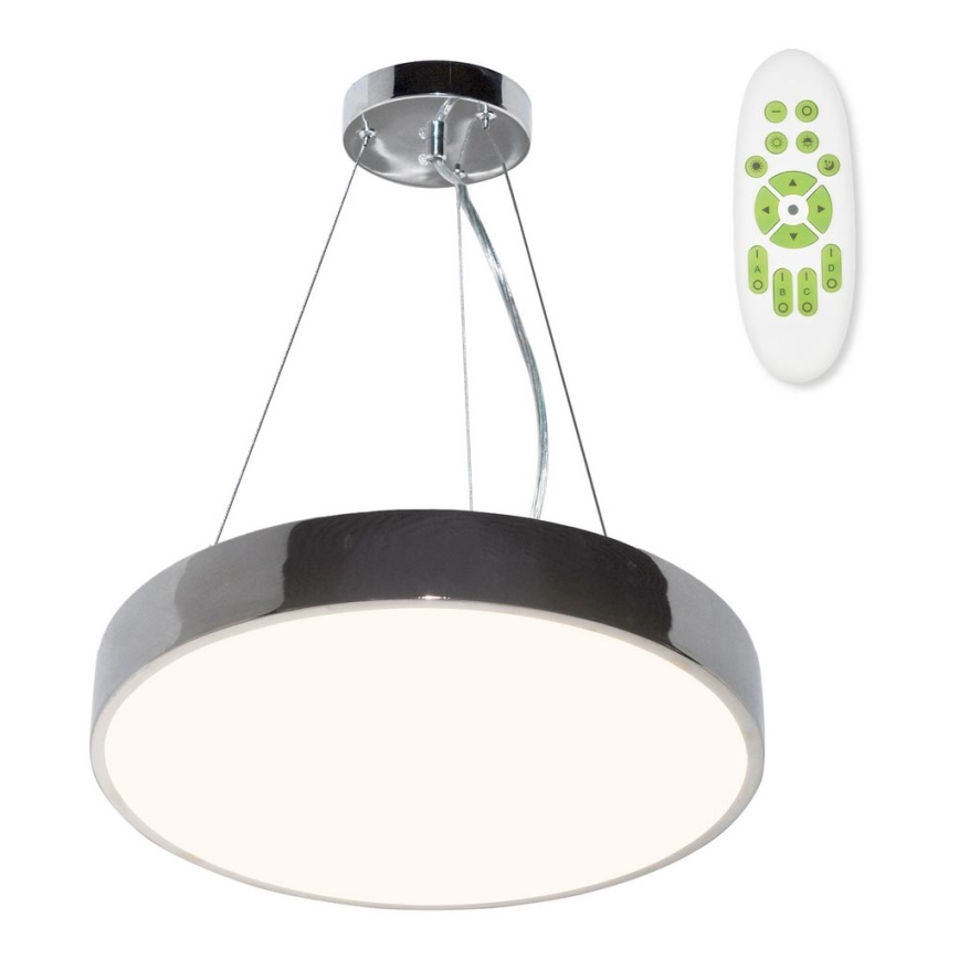 Top Light Metal 40CRZ RC - Светодиодная подвесная люстра с регулированием яркости METAL LED/51W/230V блестящий хром + дистанционное управление