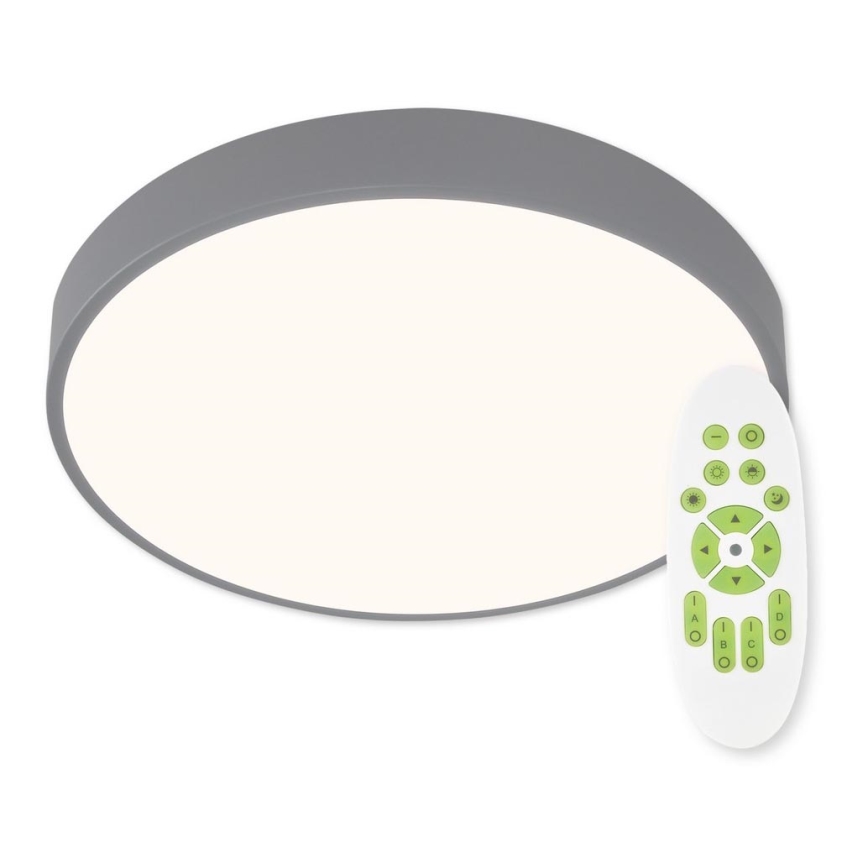 Top Light Metal 40S RC - Светодиодный потолочный светильник с диммером LED/51W/230V серый + пульт дистанционного управления