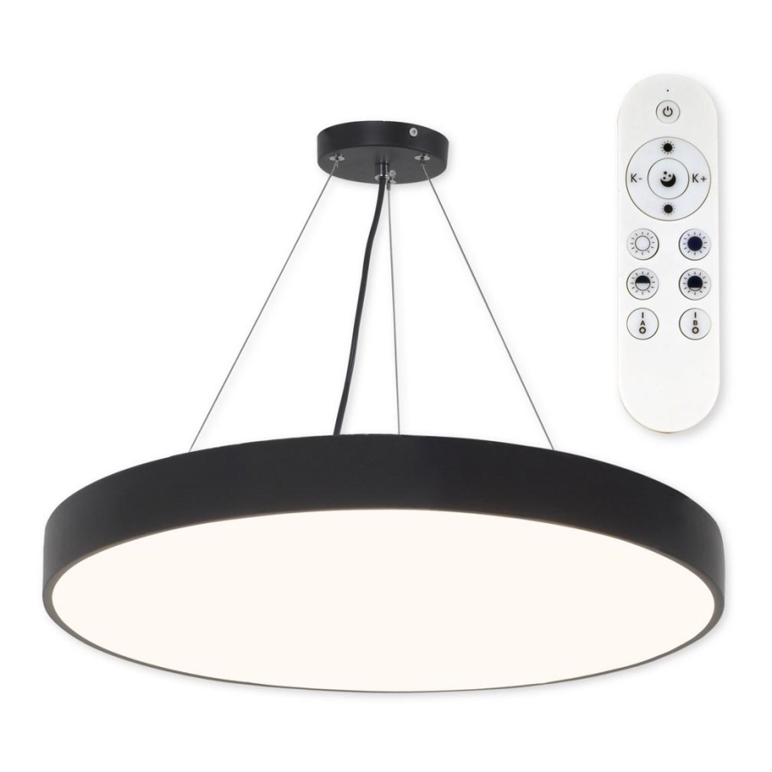 Top Light Metal 60CZ RC - Светодиодная подвесная люстра с регулированием яркости METAL LED/60W/230V черный