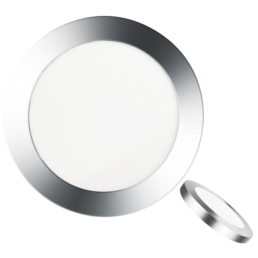 Top Light Moon S CR - Світлодіодний вбудований світильник MOON LED/18W/230V