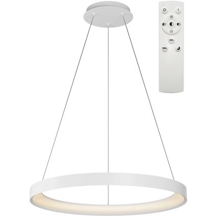 Top Light - Світлодіодна підвісна люстра з регулюванням яскравості ORBIT LED/40W/230V 3000-6500K діаметр 50 см білий + пульт дистанційного керування