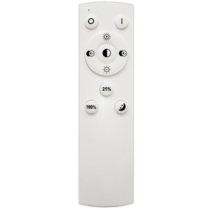 Top Light - Світлодіодна підвісна люстра з регулюванням яскравості ORBIT LED/40W/230V 3000-6500K діаметр 50 см чорний + пульт дистанційного керування