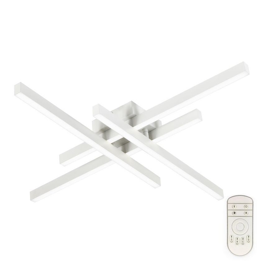 Top Light - Пристельова LED люстра з регулюванням яскравості CROSS LED/50W/230V 3000-6500K + пульт дистанційного керування