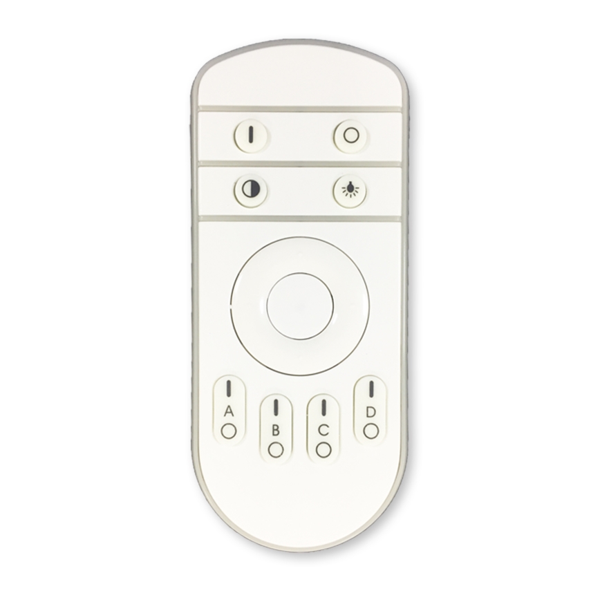 Top Light - Пристельова LED люстра з регулюванням яскравості MERKUR LED/50W/230V 3000-6500K чорний + пульт дистанційного керування