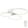 Top Light - Пристельова LED люстра з регулюванням яскравості MERKUR LED/50W/230V 3000-6500K білий + пульт дистанційного керування