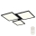 Top Light - Пристельова LED люстра з регулюванням яскравості MERKUR LED/50W/230V 3000-6500K чорний + пульт дистанційного керування