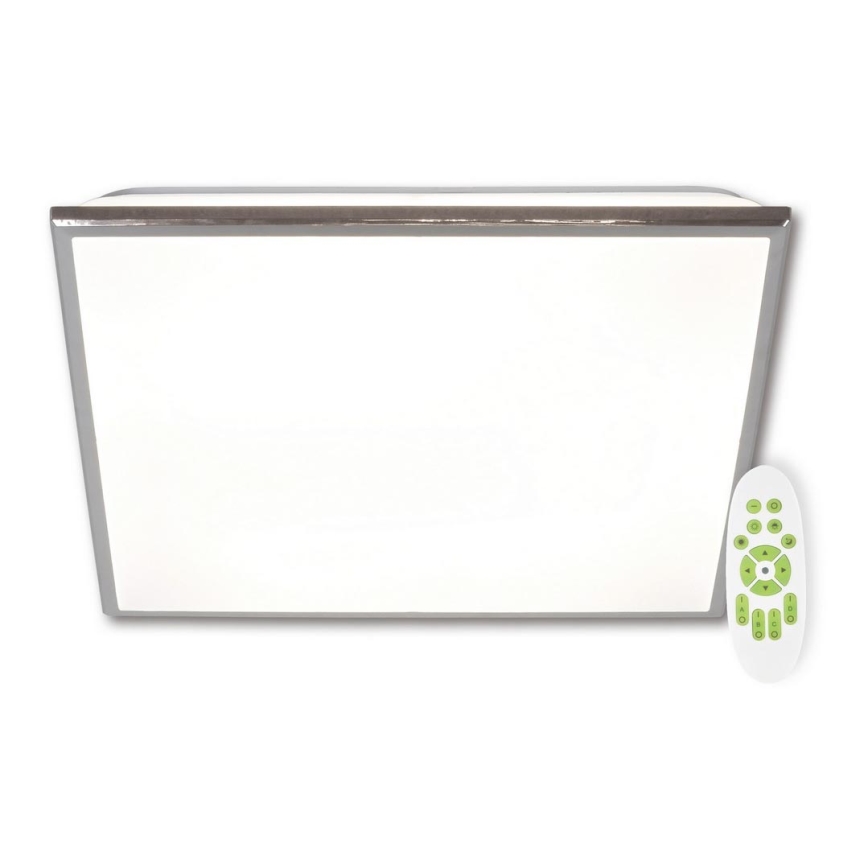 Top Light Silver HXL RC - Світлодіодний стельовий світильник з регулюванням яскравості з дистанційним керуванням SILVER LED/51W/230V