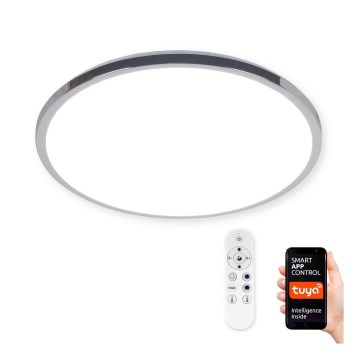 Top Light Silver K MAX SMART - LED RGB стельовий світильник з регулюванням яскравості SILVER LED/60W/230V Tuya + пульт ДК