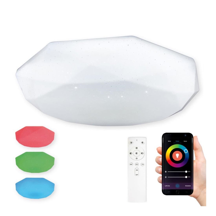 Top Light Sparkle 40 SMART - Светодиодный RGB-светильник с регулированием яркости LED/30W/230V Tuya + пульт ДУ