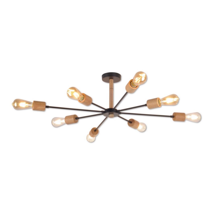 Top Light Star 8 - Люстра на штанге STAR 8xE27/40W/230V сосна