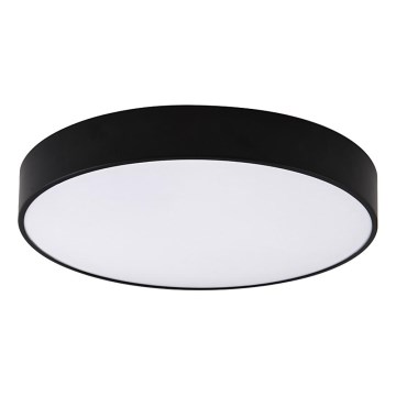 Top Light - Стельовий LED світильник для ванної з регулюванням яскравості PETAL LED/48W/230V IP44 3000-6500K діаметр 48 см чорний + пульт дистанційного керування