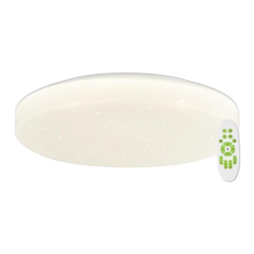 Top Light - Стельовий LED світильник для ванної з регулюванням яскравості TWISTER LED/51W/230V IP44 + пульт дистанційного керування