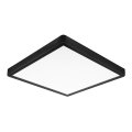Top Light - Стельовий LED світильник REVIT LED/24W/230V 3000/4000/6500K 30x30 см чорний