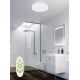 Top Light - Стельовий LED світильник для ванної з регулюванням яскравості TWISTER LED/51W/230V IP44 + пульт дистанційного керування
