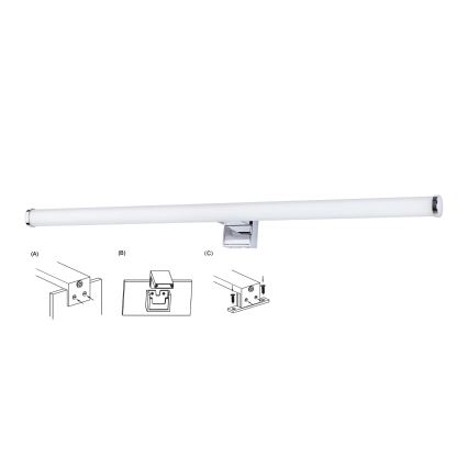 Top Light - Светодиодная подсветка для зеркала в ванной комнате OREGON LED/9W/230V 60 см IP44