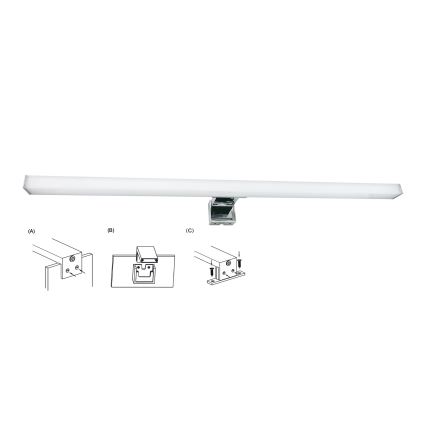 Top Light - Светодиодная подсветка для зеркала в ванной комнате OREGON LED/9W/230V 60 см IP44