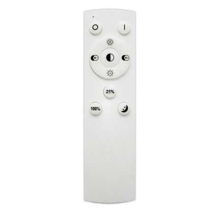 Top Light - Светодиодная подвесная люстра с регулированием яркости LINE LED/30W/230V белый + дистанционное управление