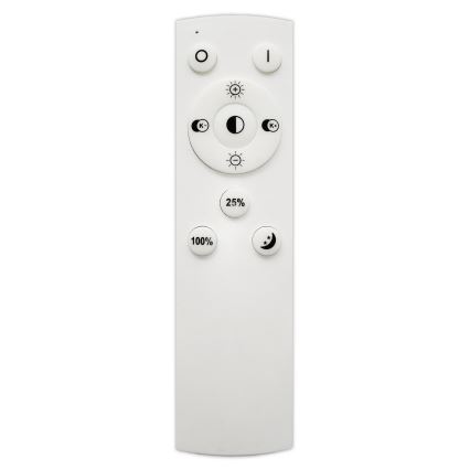 Top Light - Светодиодная подвесная люстра с регулированием яркости LINE LED/30W/230V черный + дистанционное управление