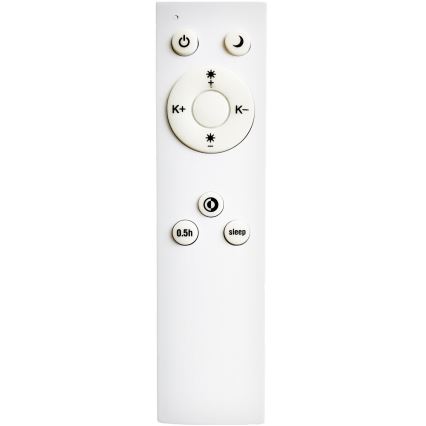 Top Light - Светодиодная подвесная люстра с регулированием яркости SALERNO LED/60W/230V 3000-6500K диаметр 60 см белый + дистанционное управление