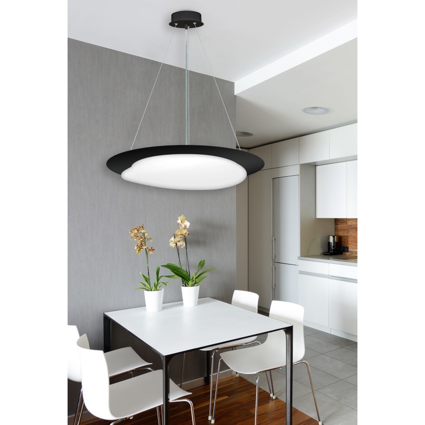Top Light - Светодиодная подвесная люстра с регулированием яркости STONE LED/51W/230V 3000-6500K + дистанционное управление
