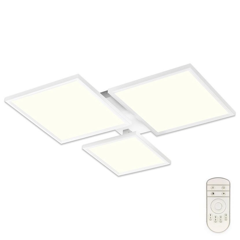 Top Light - Светодиодная припотолочная люстра с регулированием яркости MERKUR LED/50W/230V 3000-6500K белый + дистанционное управление