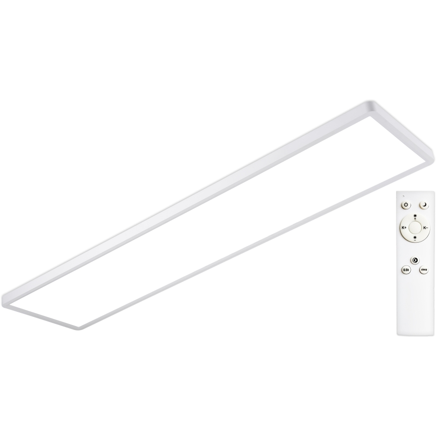 Top Light - Светодиодная припотолочная панель с регулированием яркости REVIT LED/70W/230V 3000-6500K 120x30 см белый + дистанционное управление