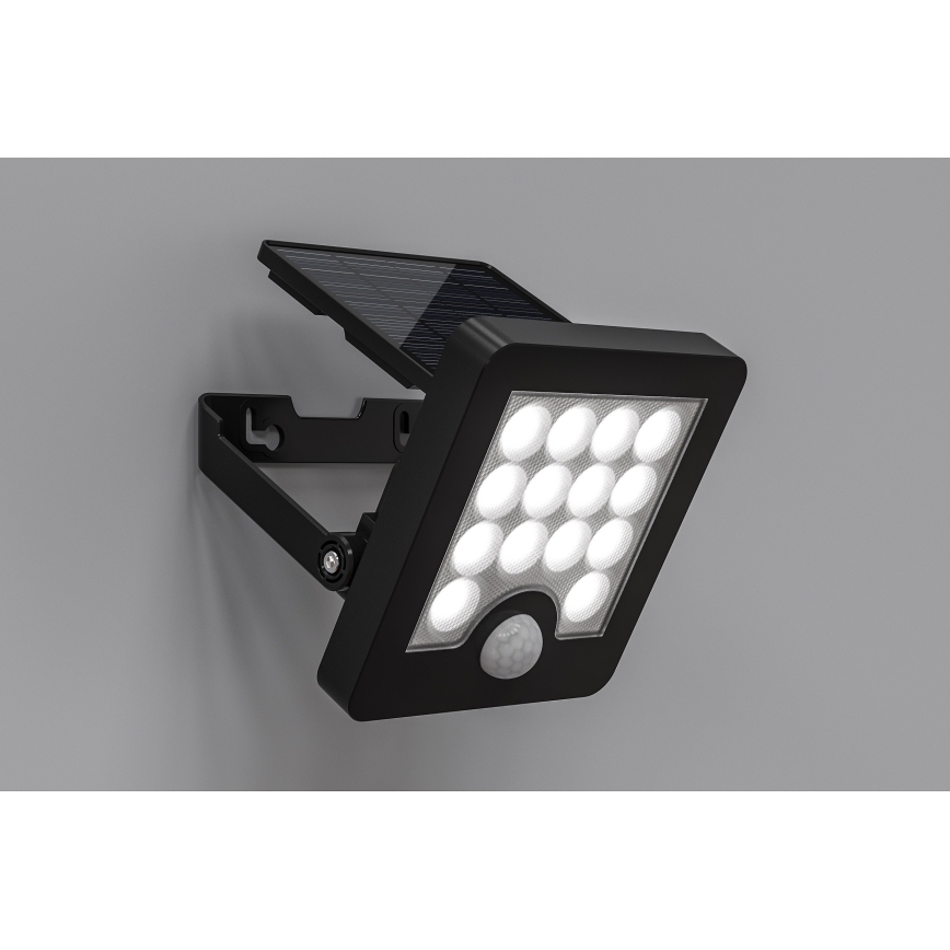Top Light - Светодиодный настенный прожектор на солнечной батарее с датчиком HELEON S LED/5W/3,7V IP65 4000K