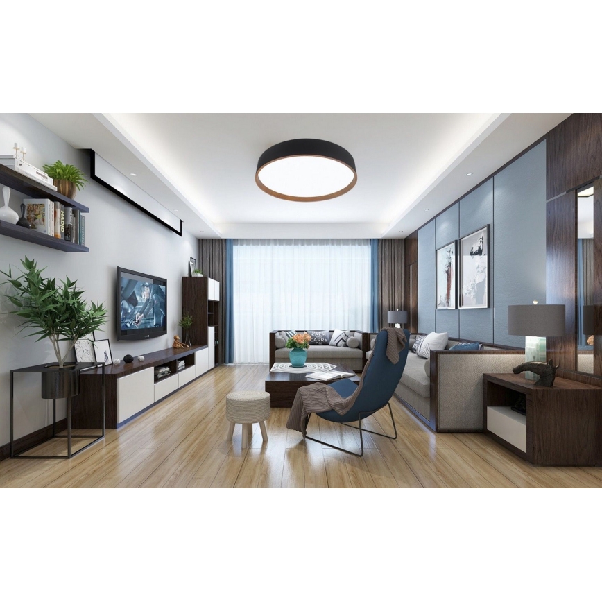 Top Light - Светодиодный потолочный светильник с регулированием яркости DEKOR LED/51W/230V диаметр 50 см 3000-6500K + дистанционное управление