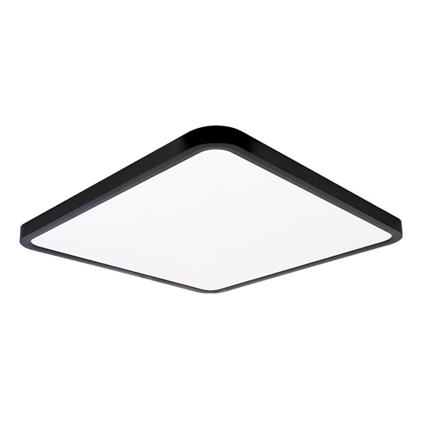 Top Light - Светодиодный потолочный светильник с регулированием яркости REVIT LED/50W/230V 3000-6500K 50x50 см черный + дистанционное управление