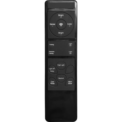 Top Light - Светодиодный потолочный светильник с регулированием яркости SATELLITE LED/36W/230V 3000-6500K диаметр 43 см белый/коричневый + дистанционное управление