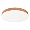 Top Light - светодиодный потолочный светильник для ванной SPIRIT LED/36W/230V 3000/4000/6500K IP44 диаметр 40 см, коричневый