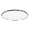 Top Light - Светодиодный потолочный светильник для ванной комнаты SILVER LED/18W/230V IP44 3000/4000/6500K диаметр 34 см блестящий хром