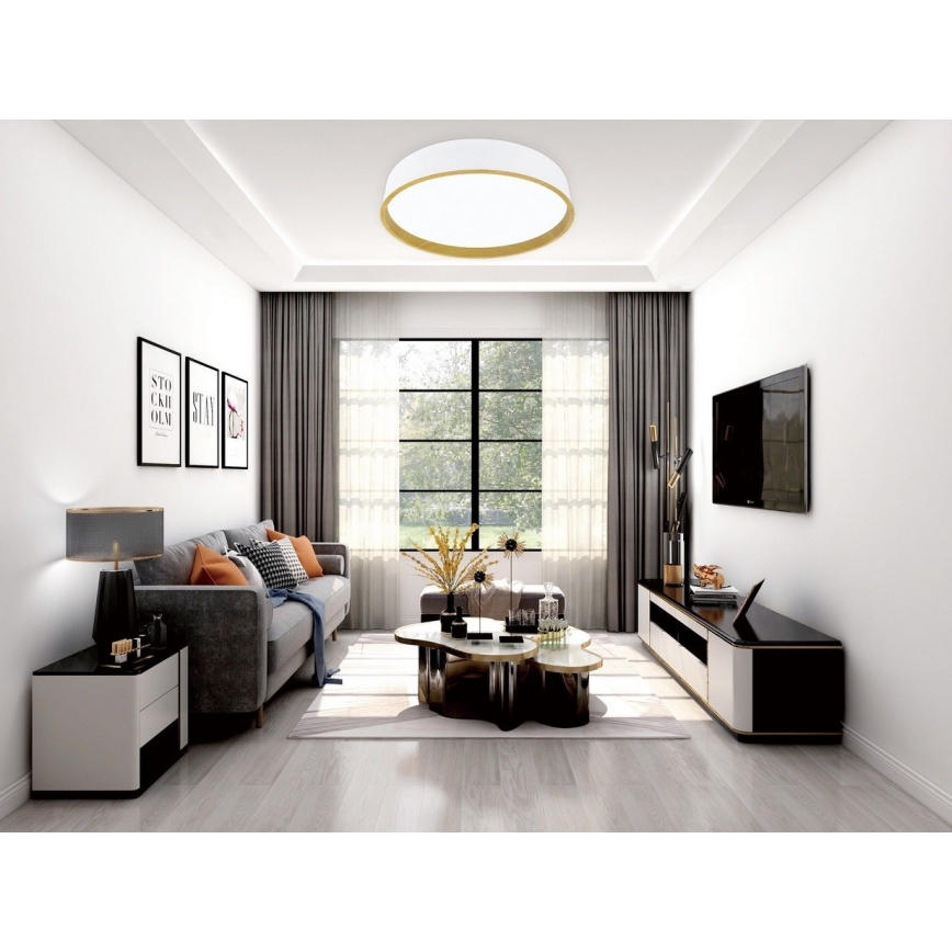 Top Light - Светодиодный потолочный светильник с регулированием яркости DEKOR LED/51W/230V диаметр 50 см 3000-6500K + дистанционное управление