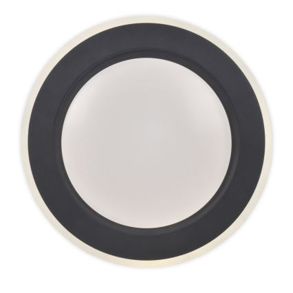 Top Light - Светодиодный потолочный светильник с регулированием яркости NORMAN LED/51W/230V диаметр 39 см черный + дистанционное управление