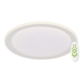Top Light - Светодиодный потолочный светильник с регулированием яркости NORMAN LED/60W/230V диаметр 49 см белый + дистанционное управление