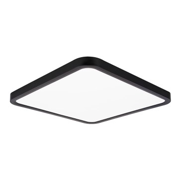 Top Light - Светодиодный потолочный светильник с регулированием яркости REVIT LED/36W/230V 3000-6500K 40x40 см черный + дистанционное управление