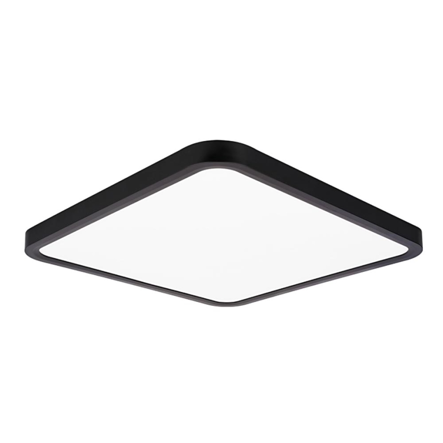 Top Light - Светодиодный потолочный светильник с регулированием яркости REVIT LED/36W/230V 3000-6500K 40x40 см черный + дистанционное управление