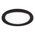 Top Light - Светодиодный потолочный светильник с регулированием яркости SALERNO LED/60W/230V 3000-6500K диаметр 60 см черный + дистанционное управление