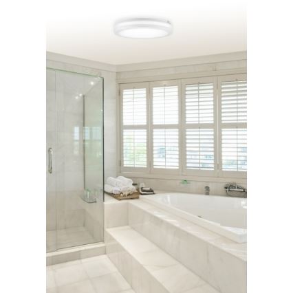 Top Light - Светодиодный светильник для ванной комнаты COMET LED/15W/230V 3000/4000/6500K IP54 диаметр 20 см белый
