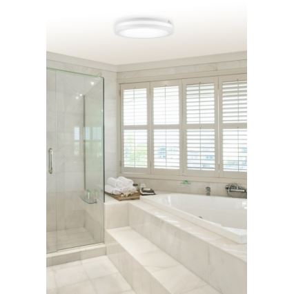 Top Light - Светодиодный светильник для ванной комнаты COMET LED/24W/230V 3000/4000/6500K IP54 диаметр 30 см белый