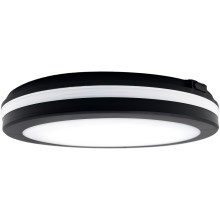 Top Light - Светодиодный светильник для ванной комнаты COMET LED/24W/230V 3000/4000/6500K IP54 диаметр 30 см черный