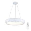 Top Light - Світлодіодна підвісна люстра з регулюванням яскравості APOLO LED/45W/230V білий + пульт дистанційного керування