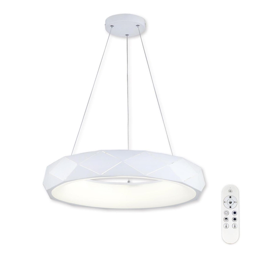 Top Light - Світлодіодна підвісна люстра з регулюванням яскравості APOLO LED/45W/230V білий + пульт дистанційного керування