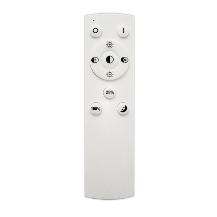 Top Light - Світлодіодна підвісна люстра з регулюванням яскравості SATURN LED/30W/230V 3000-6500K білий + пульт дистанційного керування