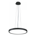 Top Light - Світлодіодна підвісна люстра з регулюванням яскравості REVIT LED/36W/230V 3000-6500K діаметр 40 см чорний + пульт дистанційного керування