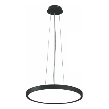 Top Light - Світлодіодна підвісна люстра з регулюванням яскравості REVIT LED/36W/230V 3000-6500K діаметр 40 см чорний + пульт дистанційного керування