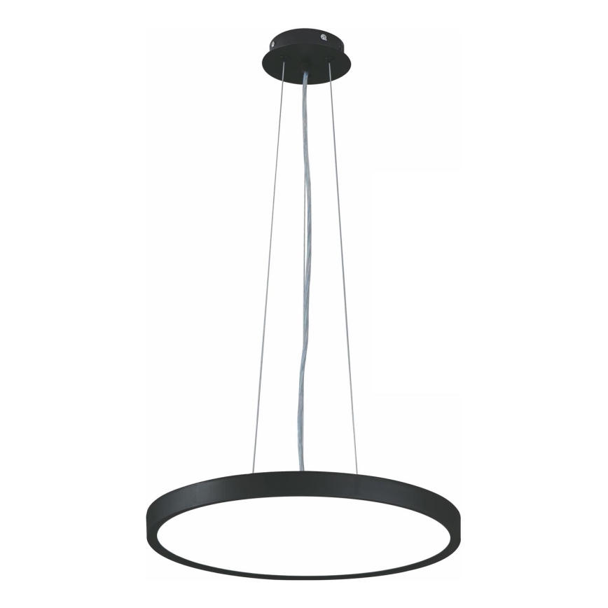 Top Light - Світлодіодна підвісна люстра з регулюванням яскравості REVIT LED/36W/230V 3000-6500K діаметр 40 см чорний + пульт дистанційного керування